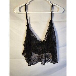 Sexy Black Lacy Lingerie Top Vneck Womens Plus Size 4X 4XL